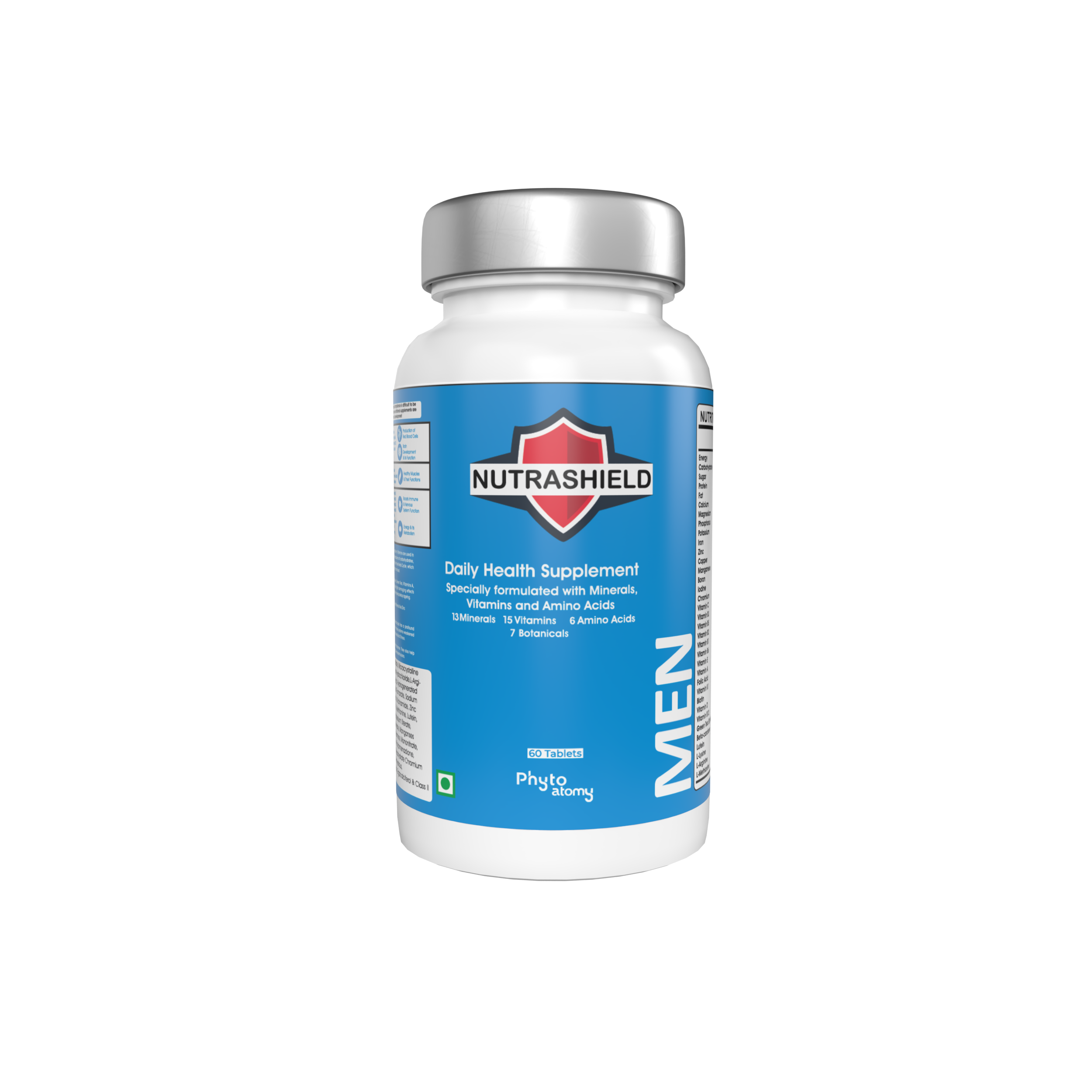 Nutrashield Men 60 Tablet (12 Bottle)- SCBV & Delta (SP1615)